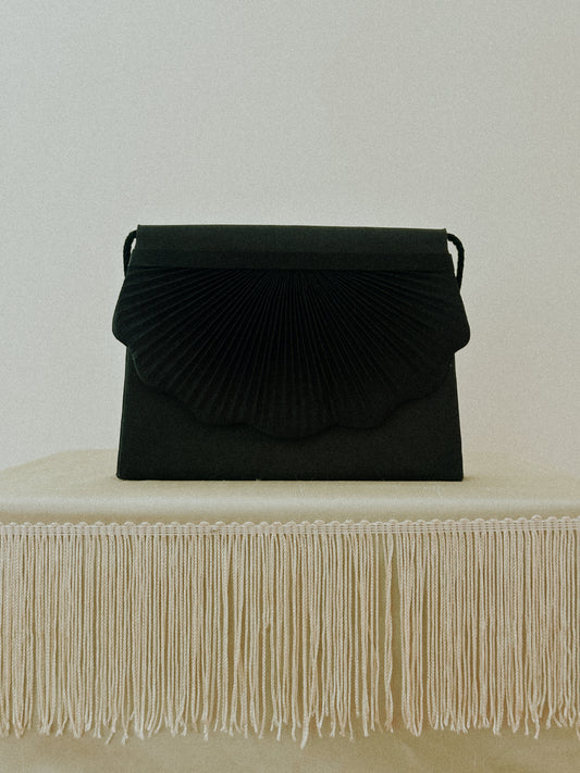 Black Satin Purse