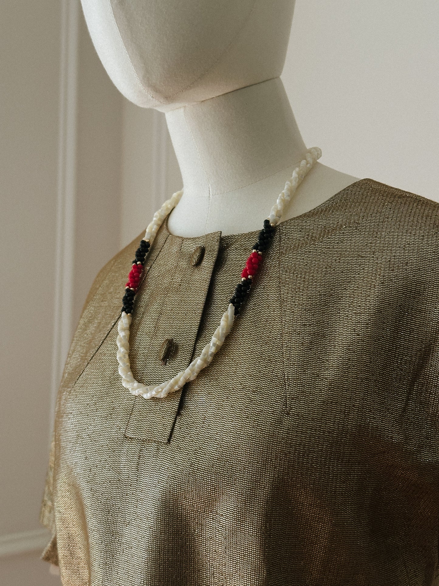 Multi Strand Beaded Necklace