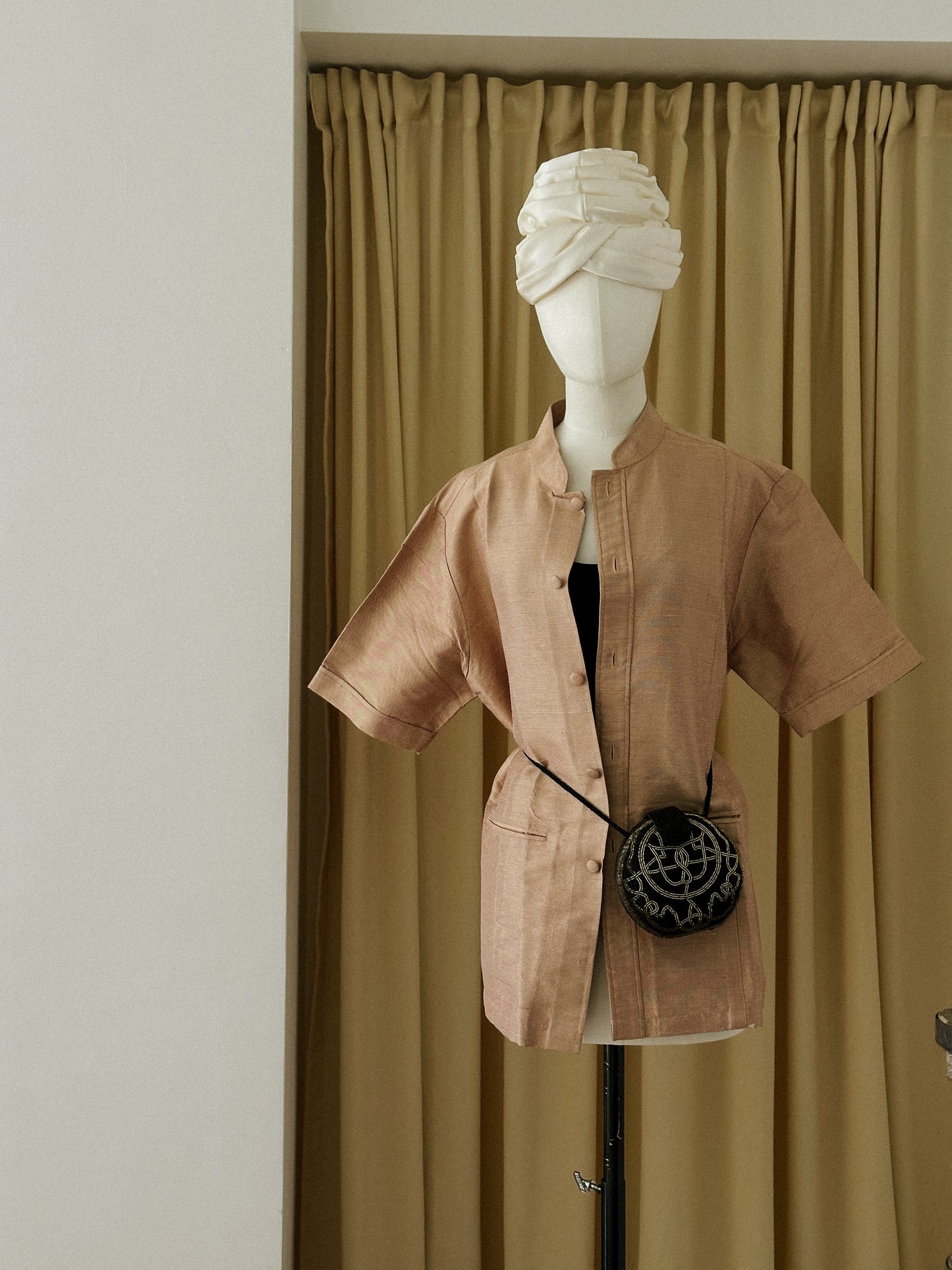 Thai Silk Short Sleeve Jacket/Shirt