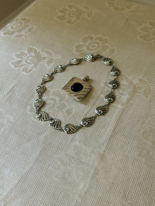 Sterling Silver Choker Necklace