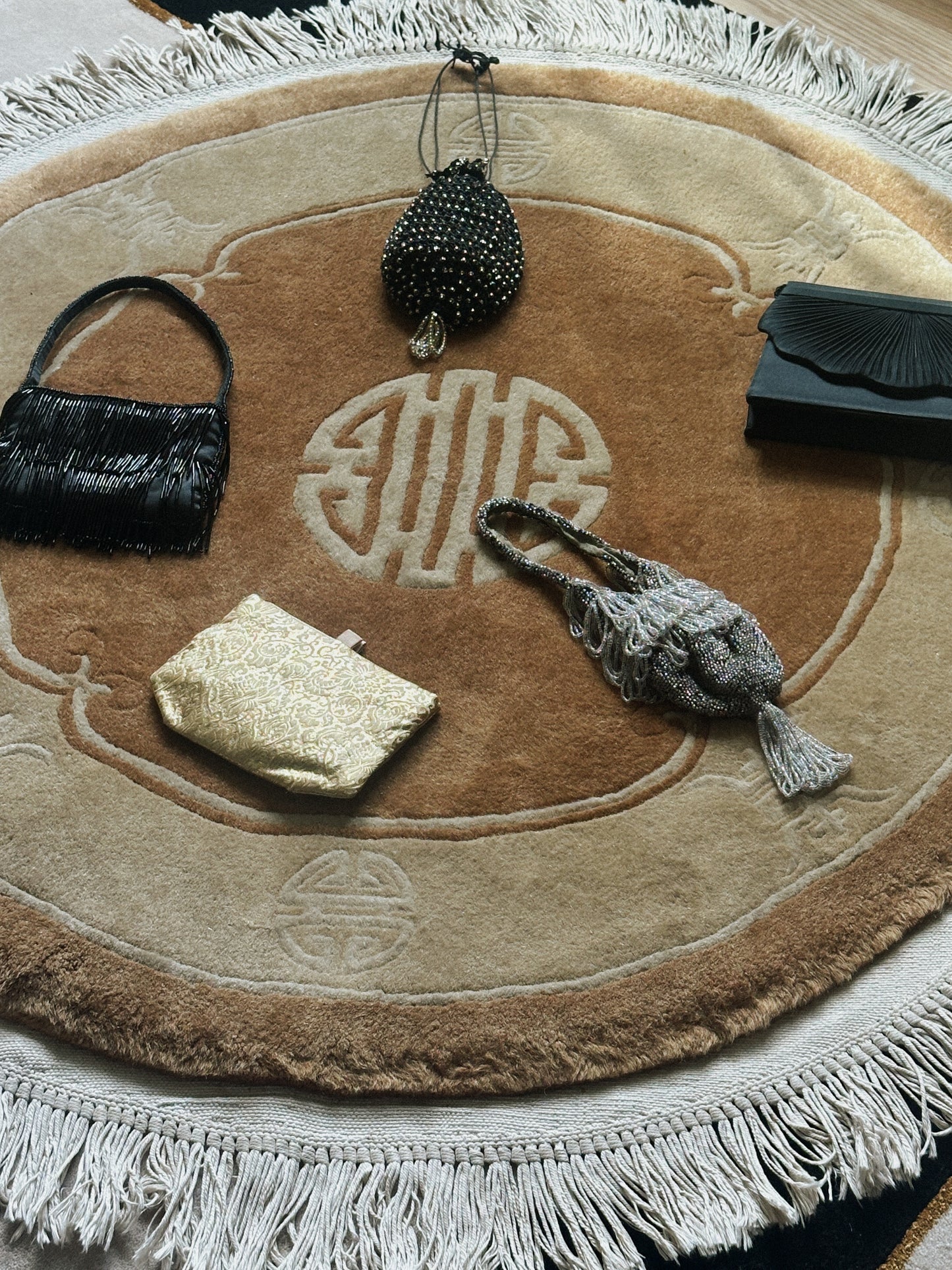 Chinese Wool Round Rug