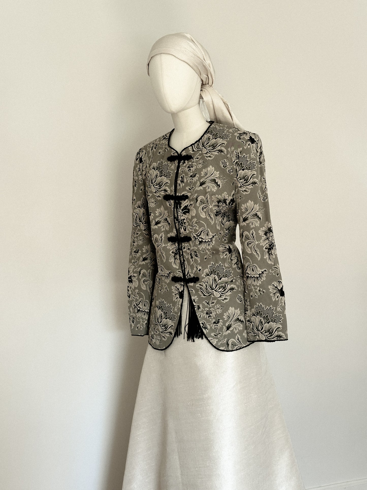 Mary McFadden Floral Jacket