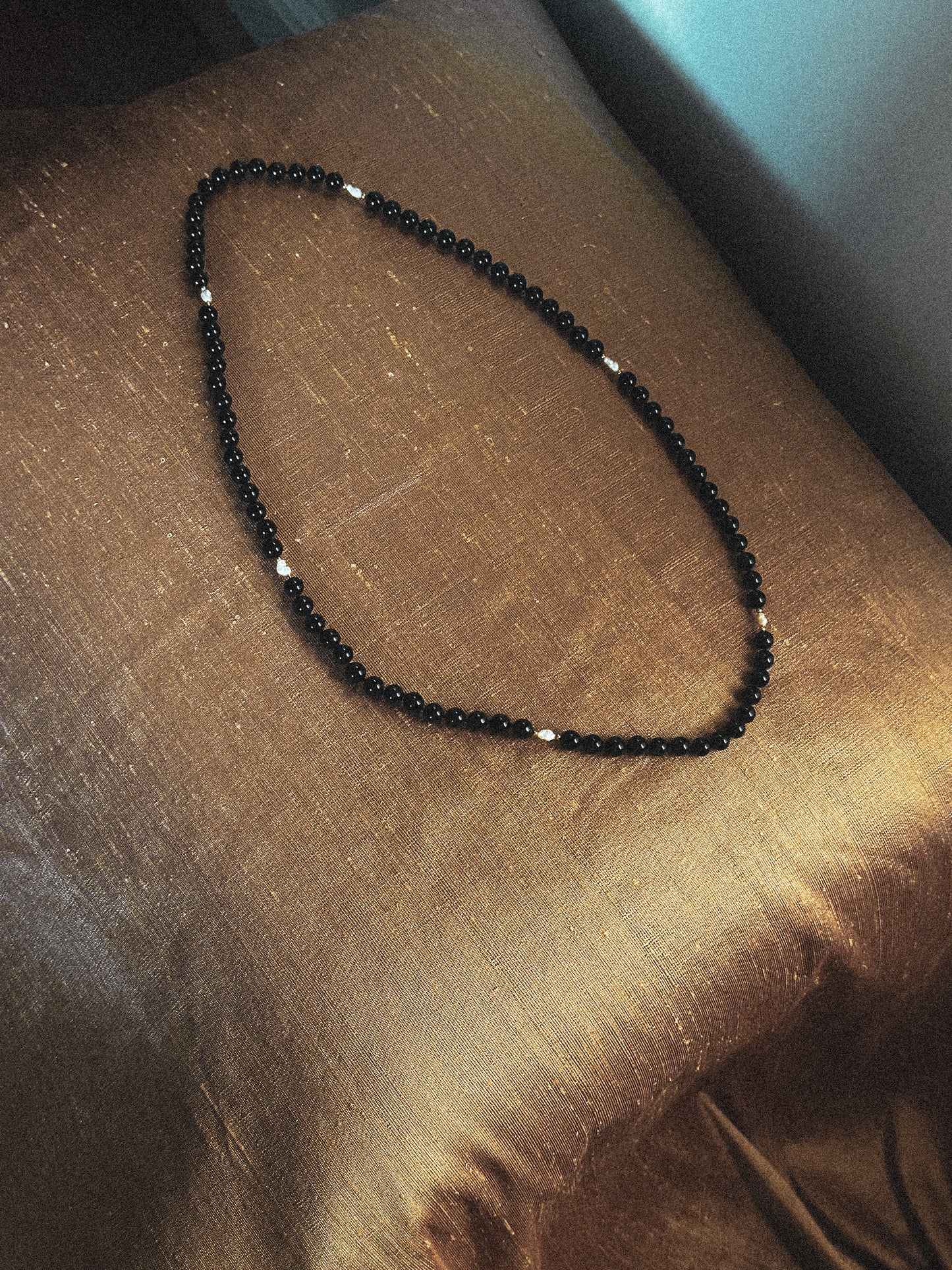 Onyx Bead Necklace