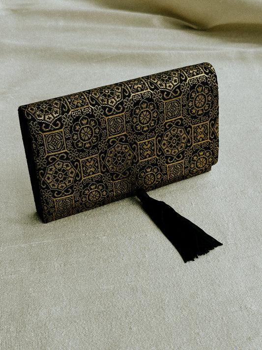 Japanese Silk Brocade Clutch