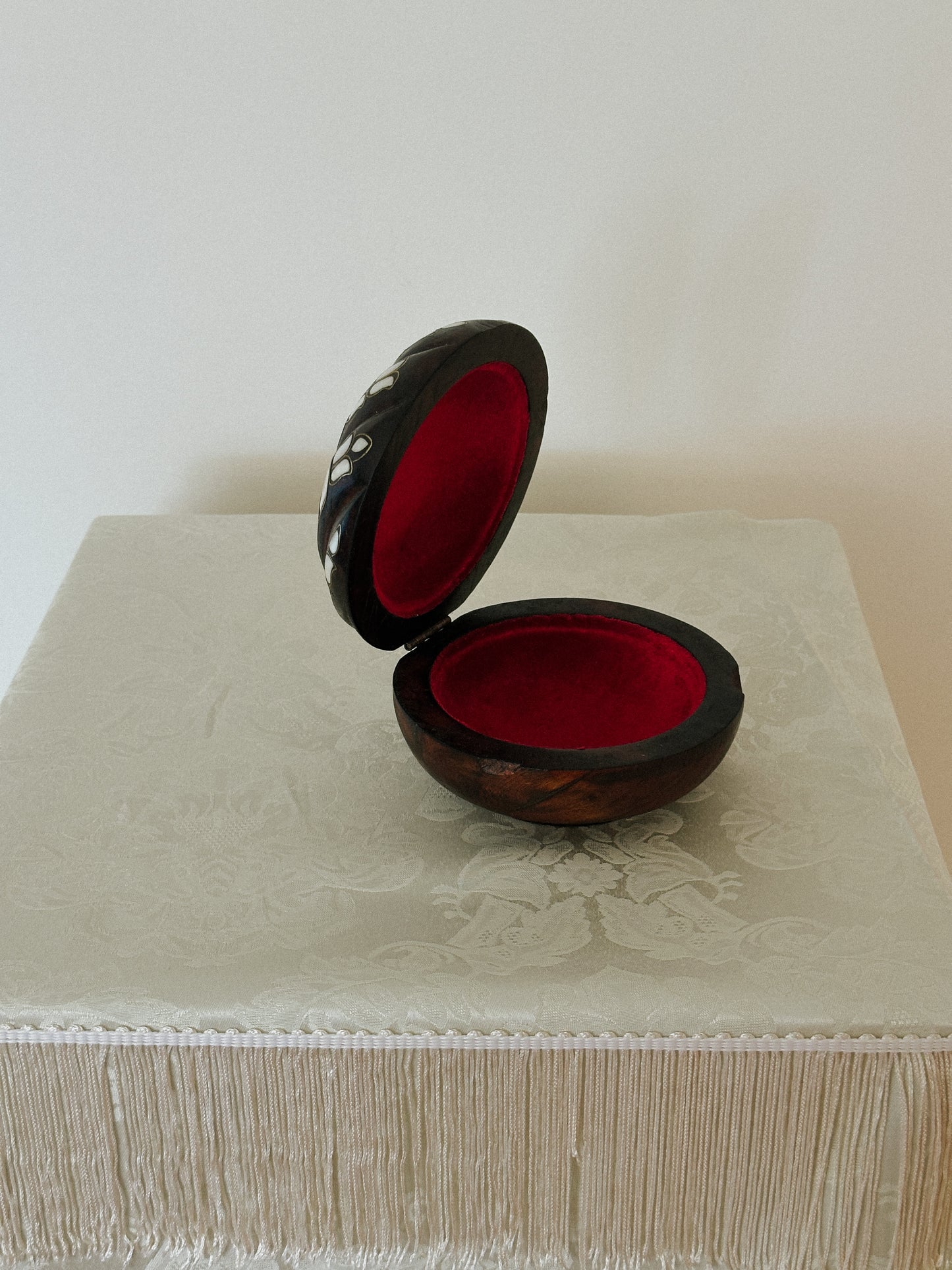 Mother of Pearl Inlay Shell Box