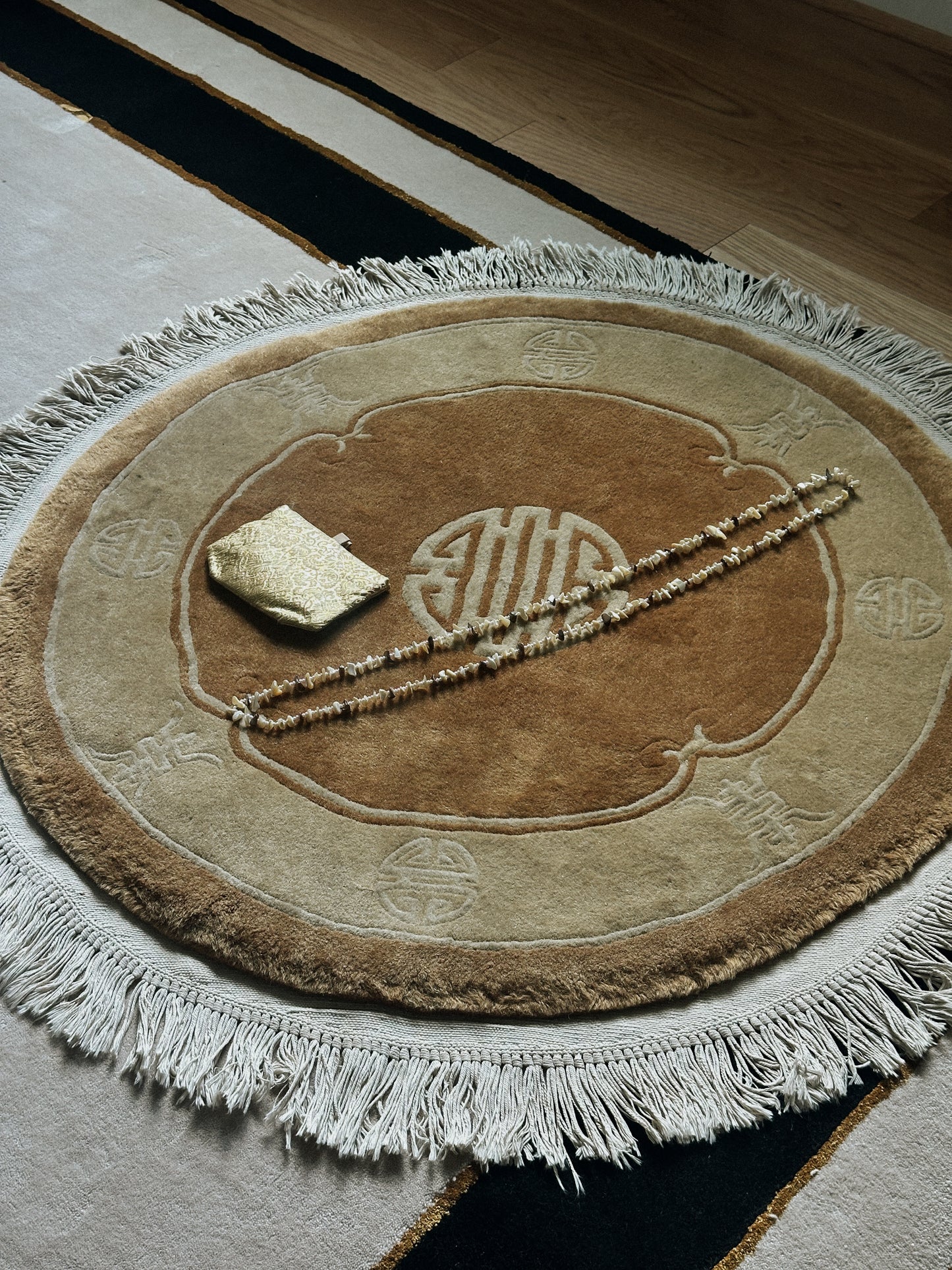 Chinese Wool Round Rug
