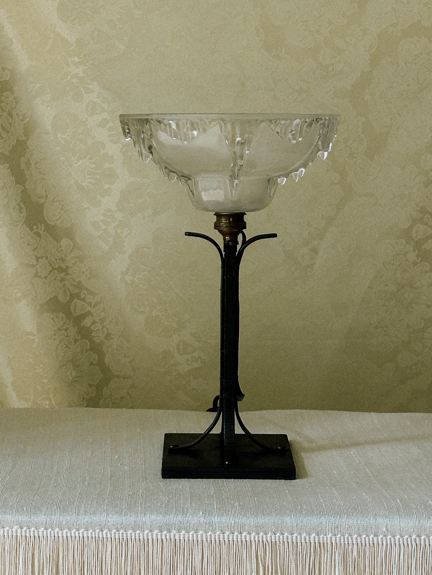 Vintage French Art Deco Table Lamp