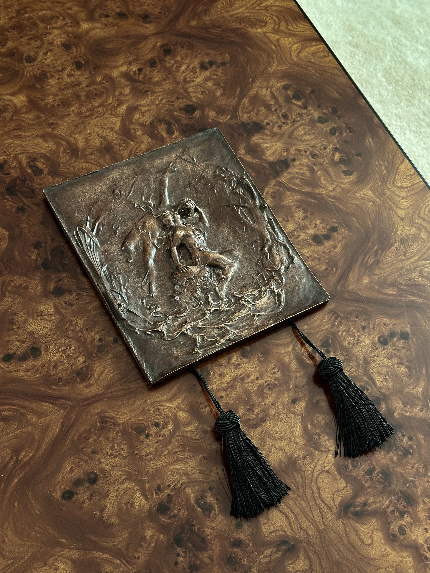 Composition Relief Wall Plaque