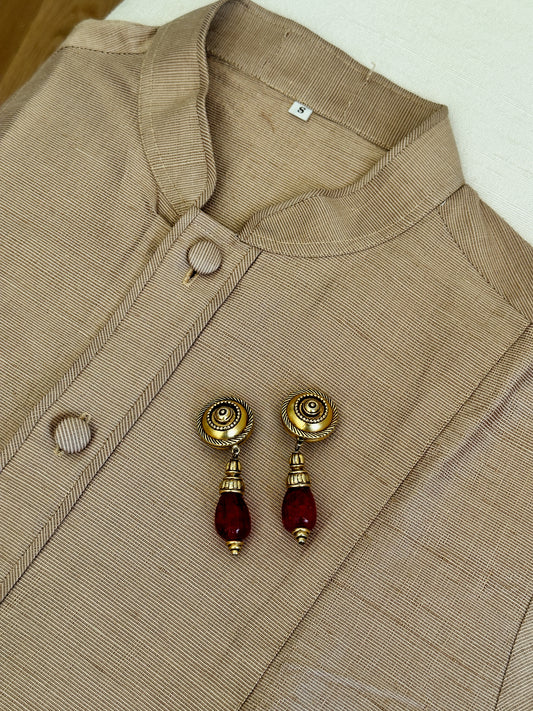Thai Silk Short Sleeve Jacket/Shirt