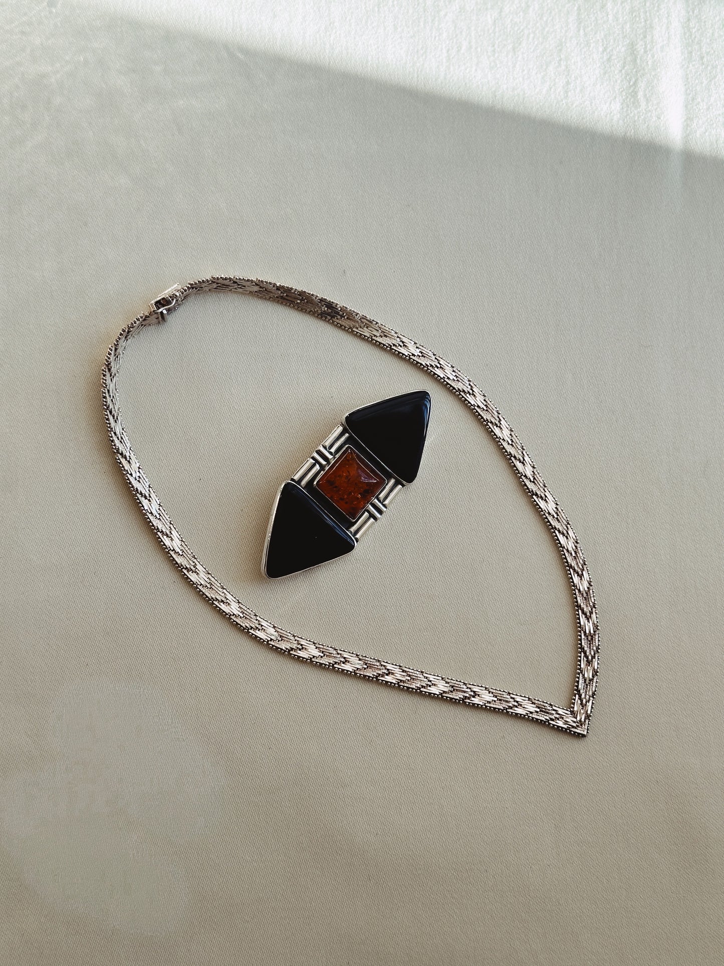 Sterling Woven Necklace