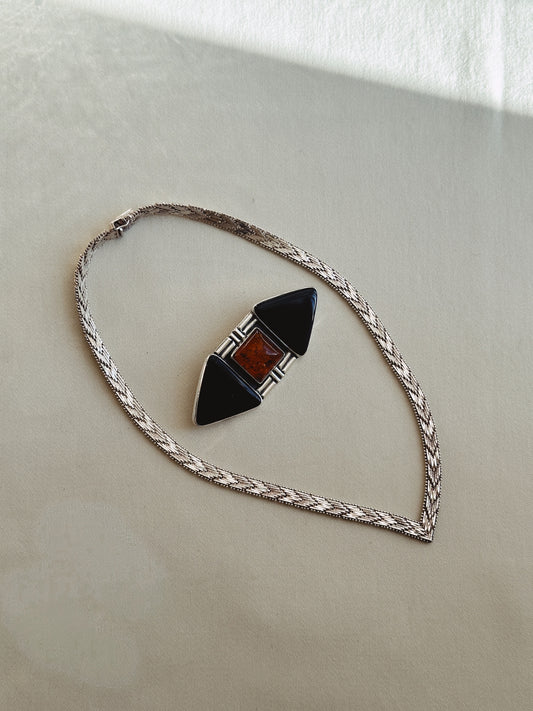 Sterling Woven Necklace