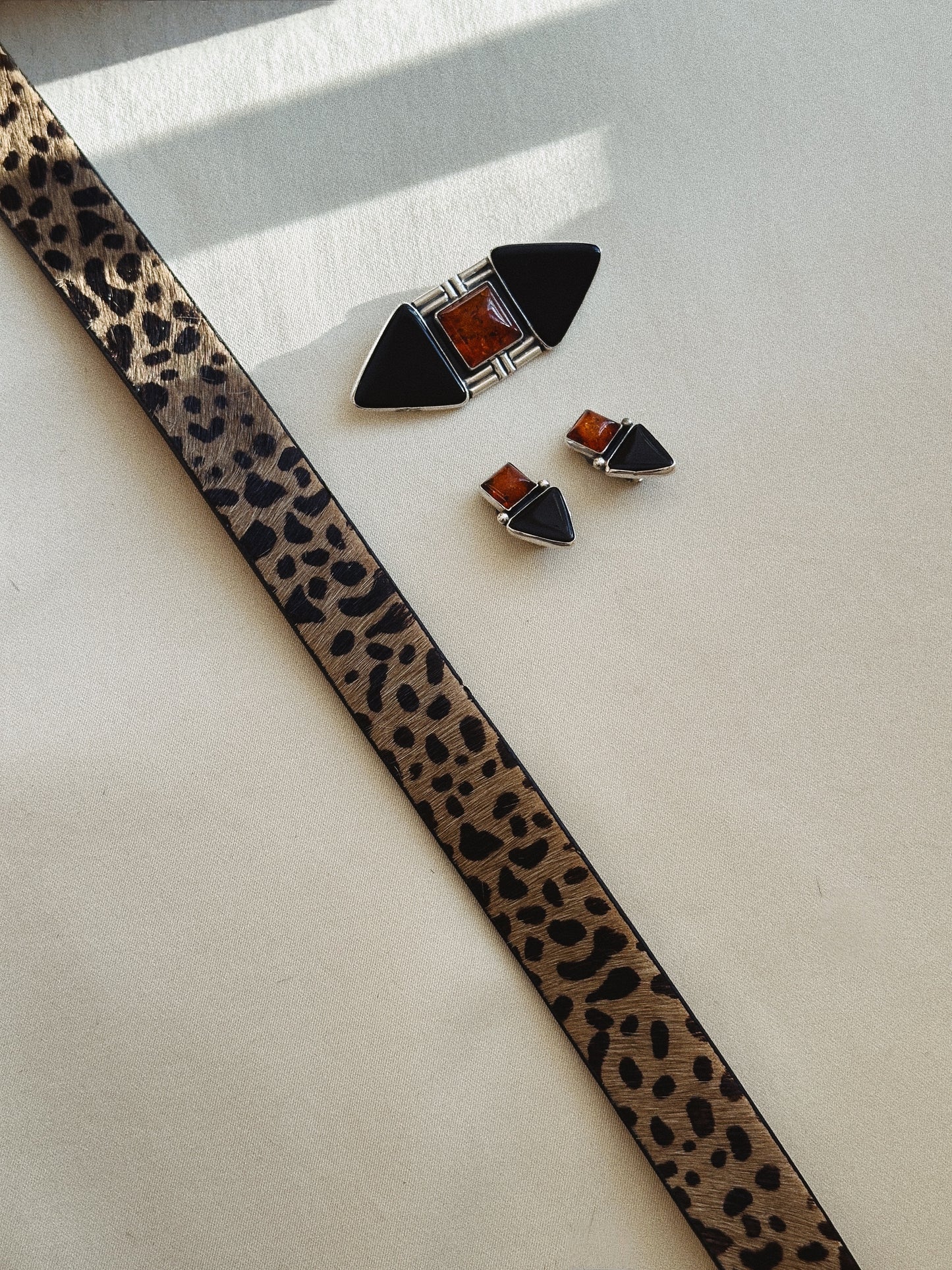 Pony Hair Oscar de la Renta Belt 