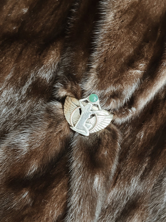 Egyptian Revival Cuff Bracelet